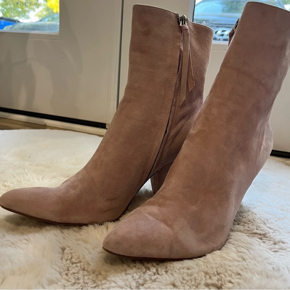 Silent D Anthropologie Apage Boots in Blush Pink size 40 - Picture 6 of 13
